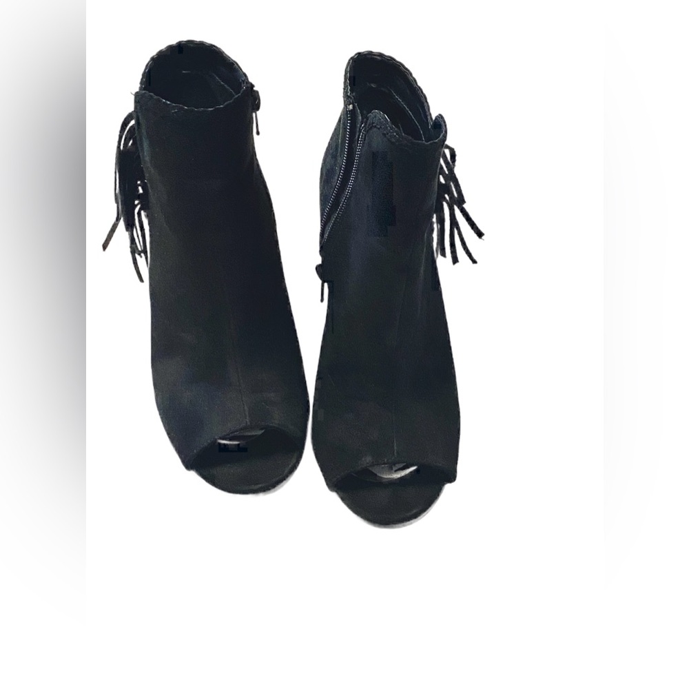 Charlotte Russe black booties size 7